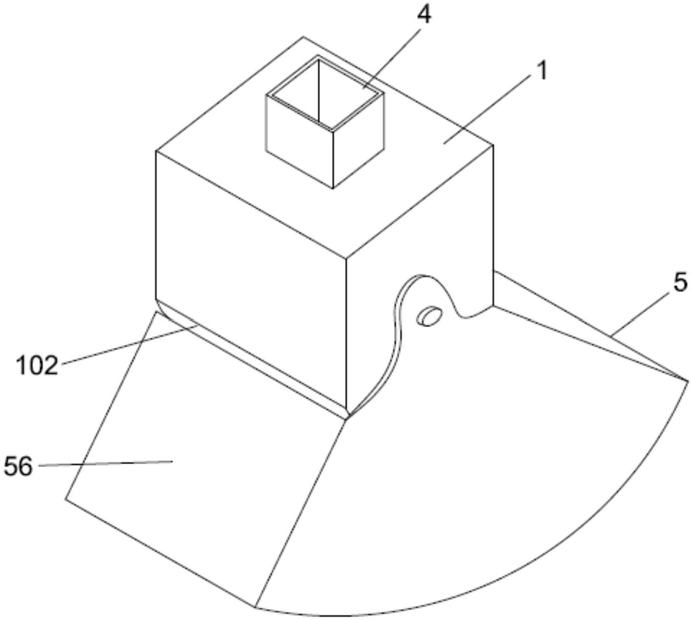 FIG. 1 — Schematic external structural view of the air supply outlet