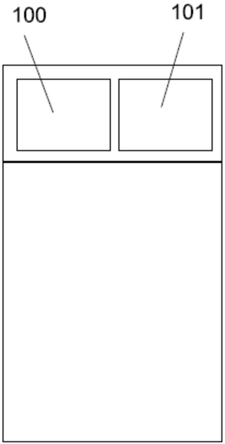 FIG. 3 — front-view structural schematic view of the outer frame