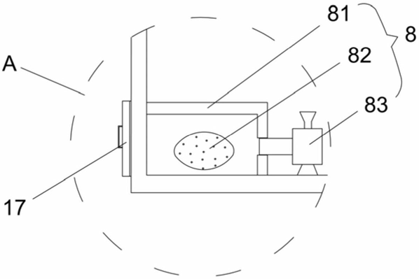 FIG. 2 — enlarged view of part A in FIG. 1