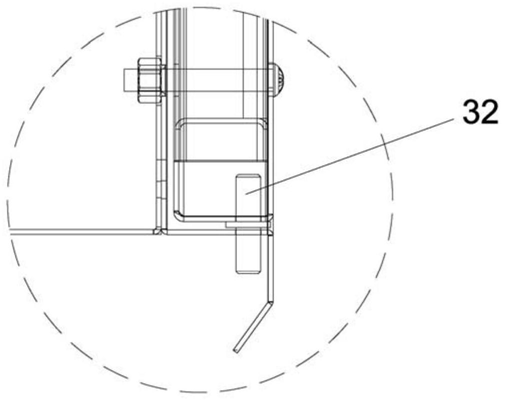 FIG. 6 — enlarged view of part B in FIG. 4