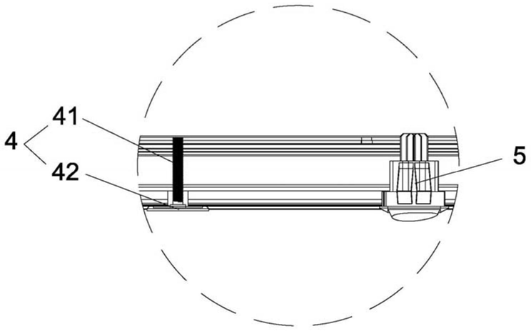 FIG. 8 — enlarged view of part C in FIG. 7