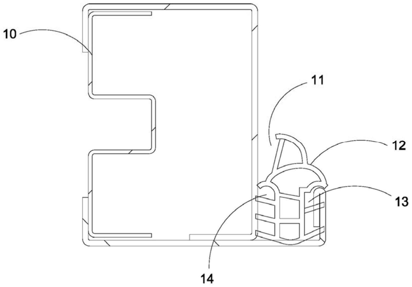 FIG. 1 — Vue schématique de la structure de l’art antérieur