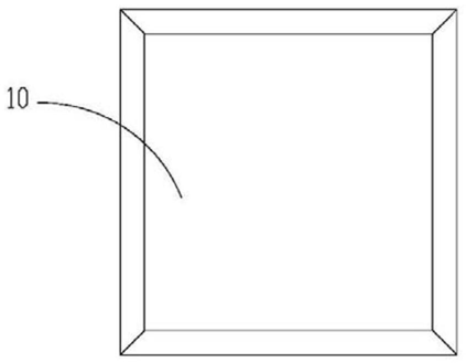 FIG. 1 — Schematic view of trapezoidal trim strips in the prior art