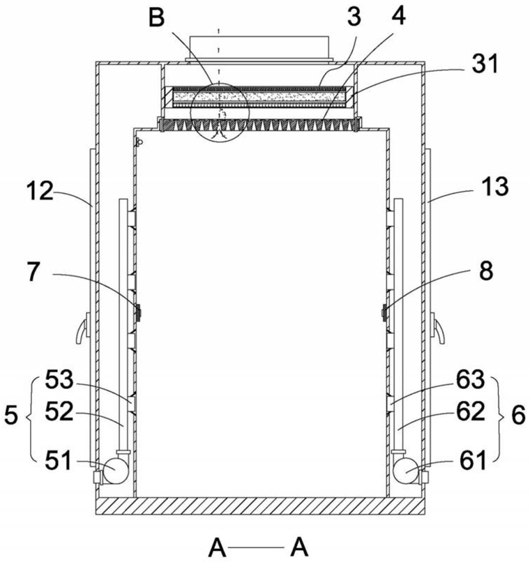 FIG. 2 — Vue en coupe prise le long du plan A-A sur la figure 1