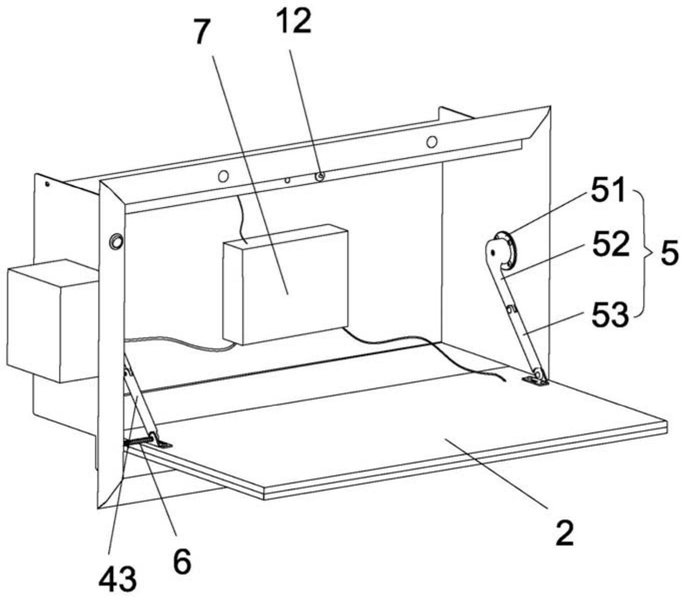 FIG. 2 — Vue schématique de structure II du bureau d’écriture médical