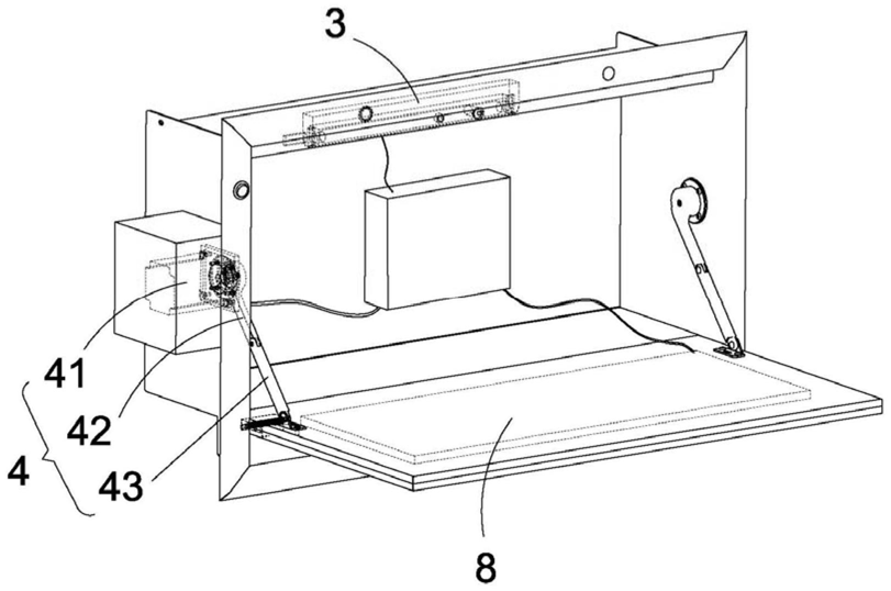 FIG. 3 — Vue schématique de structure III du bureau d’écriture médical
