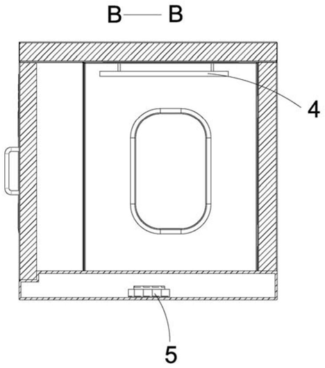 FIG. 7 - cross-sectional view taken along plane B-B in FIG. 6