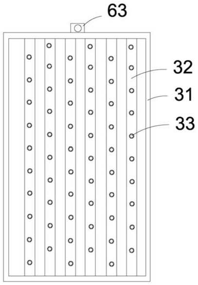 FIG. 5 - structural schematic view of the multi-ejector push plate