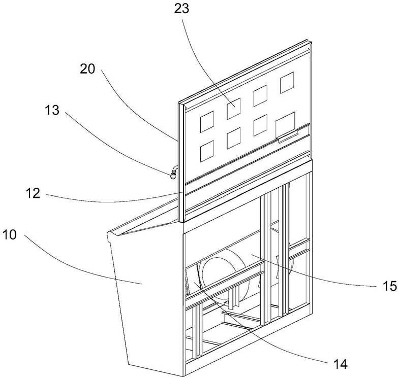 FIG. 2 — Vista esquemática de estructura tridimensional desde otro ángulo de visión