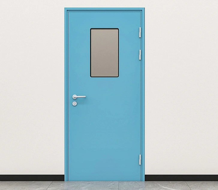 Medical Manual Single-Leaf Steel Door