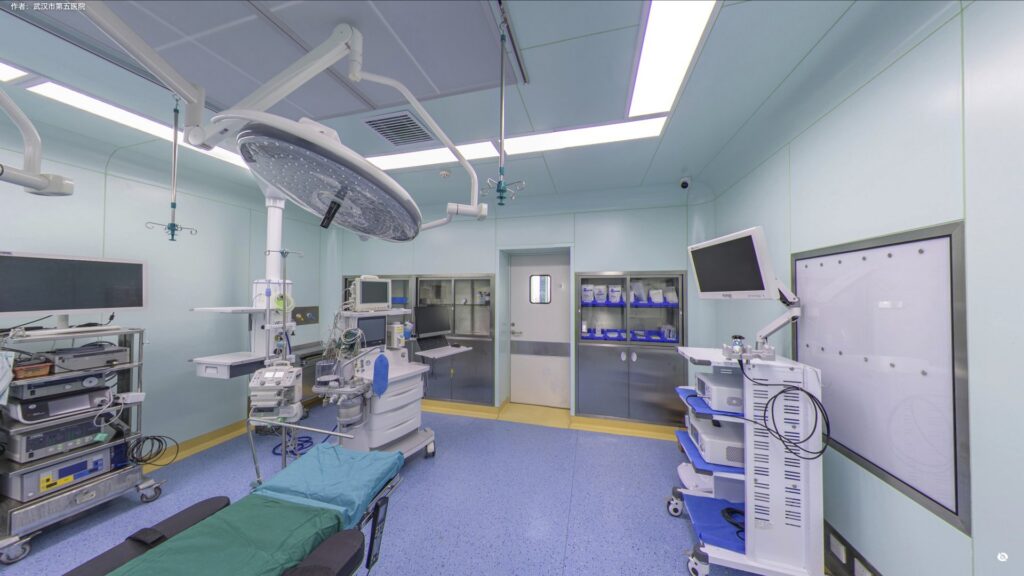 Wuhan 5th Hospital Operating Room and Hospital Door Project