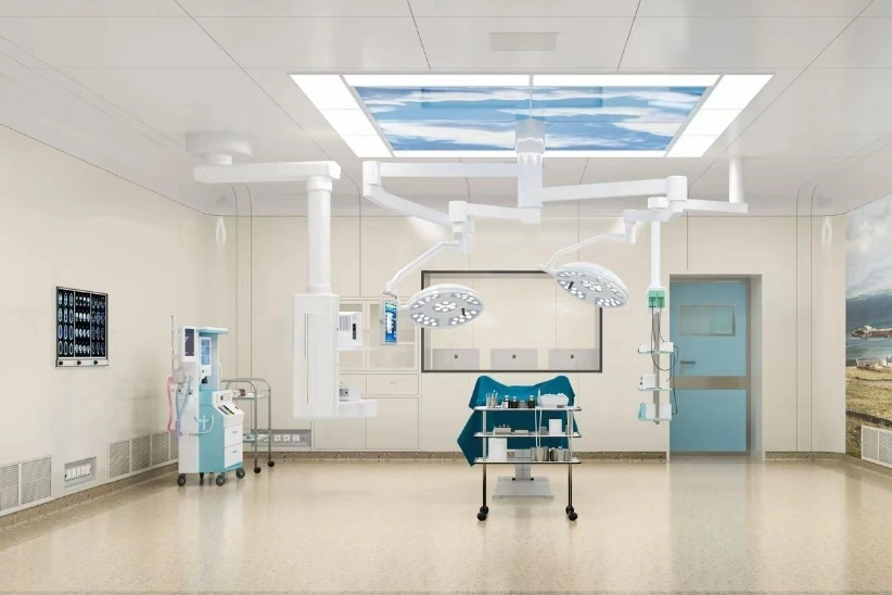 Single-sided quick-installation operating room panel