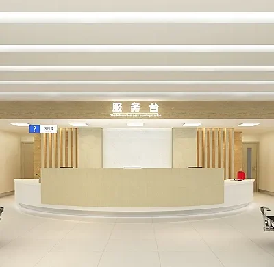Semicircular Information Desk