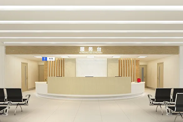 Semicircular Information Desk