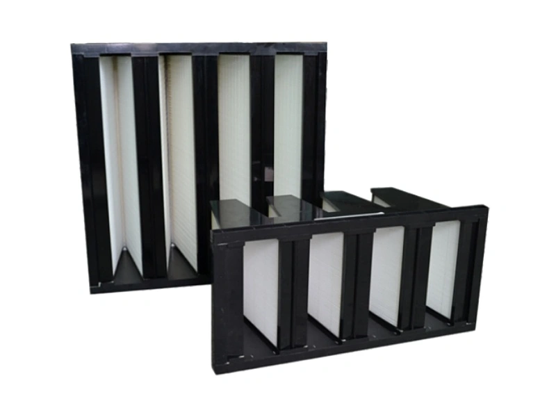 V-Shape High-Efficiency Filter