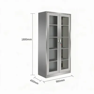 Gabinete de Almacenamiento Médico de Acero Inoxidable 304